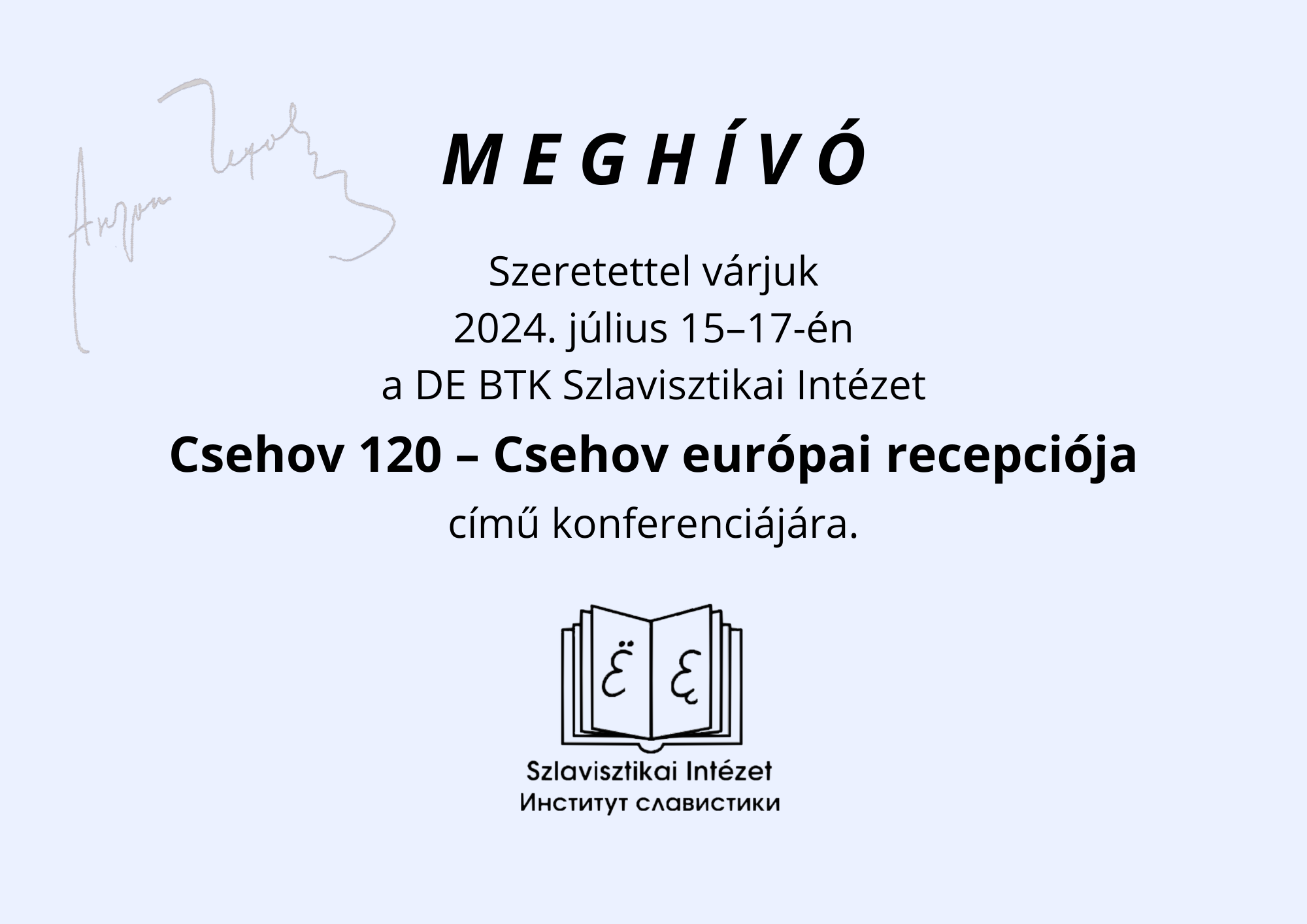 Csehov 120 - Csehov európai recepciója